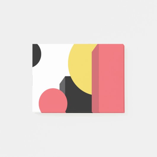 Abstract, kleurrijk, modern, eenvoudig, levendig d post-it® notes (Voorkant)