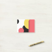 Abstract, kleurrijk, modern, eenvoudig, levendig d post-it® notes (Op bureau)