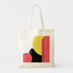 Abstract, kleurrijk, modern, eenvoudig, levendig d tote bag