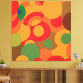 Abstract kleurrijk modern geometrisch patroon canvas afdruk (Insitu (Woonkamer))
