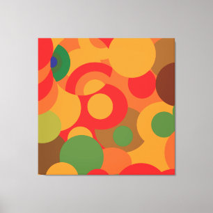 Abstract kleurrijk modern geometrisch patroon canvas afdruk