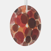 Abstract Kleurrijk Naadloos Patronen Collectie Glas Ornament (Voorkant Rechts)