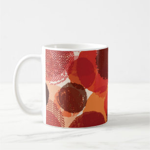 Abstract Kleurrijk Naadloos Patronen Collectie Koffiemok