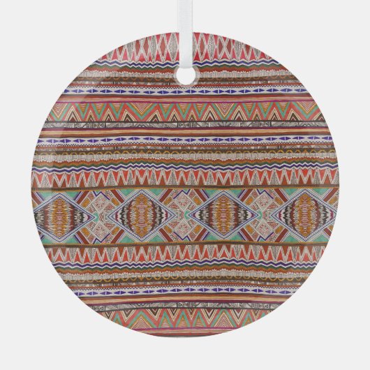 Abstract kleurrijk: naadloze patroonachtergrond. glas ornament (Voorkant)