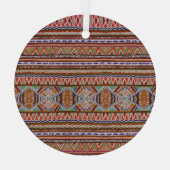 Abstract kleurrijk: naadloze patroonachtergrond. glas ornament (Achterkant)