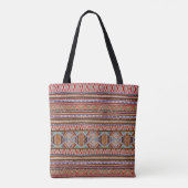 Abstract kleurrijk: naadloze patroonachtergrond. tote bag (Achterkant)