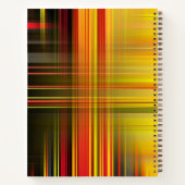 Abstract kleurrijk Notitieboek (Achterkant)