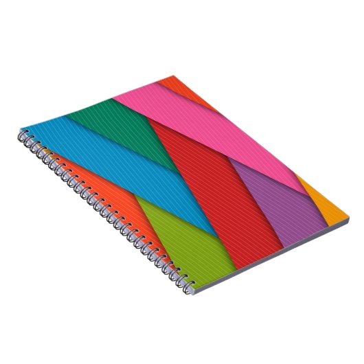 Abstract Kleurrijk Notitieboek (Rechterzijde)