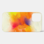 Abstract kleurrijk oliesschilderij op canvastextuu Case-Mate iPhone case (Achterkant (horizontaal))