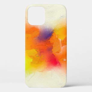 Abstract kleurrijk oliesschilderij op canvastextuu Case-Mate iPhone case