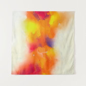 Abstract kleurrijk oliesschilderij op canvastextuu wandkleed (Voorkant (horizontaal))