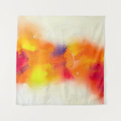 Abstract kleurrijk oliesschilderij op canvastextuu wandkleed (Voorkant)