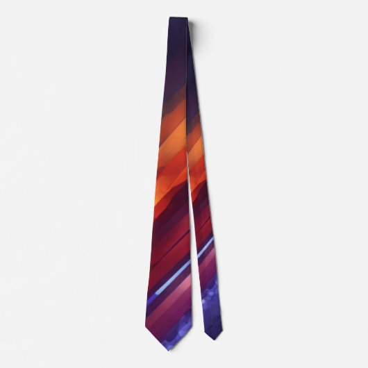 Abstract Kleurrijk Ontwerp, Premium Synthetisch Stropdas (Voorkant)
