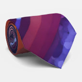 Abstract Kleurrijk Ontwerp, Premium Synthetisch Stropdas (Opgerold)