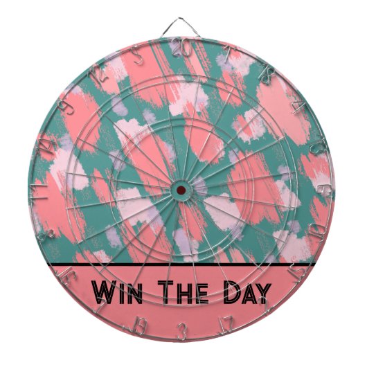 Abstract kleurrijk patroon dartbord (Voorkant)