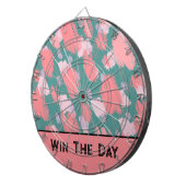 Abstract kleurrijk patroon dartbord (Voorkant Rechts)