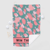 Abstract kleurrijk patroon golfhanddoek (Insitu)