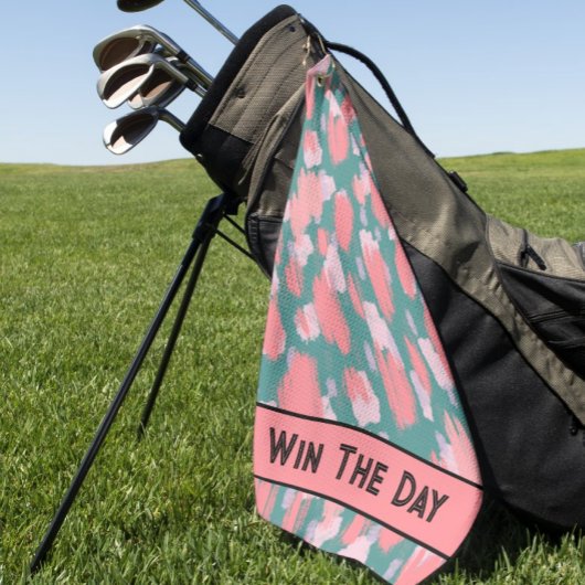 Abstract kleurrijk patroon golfhanddoek
