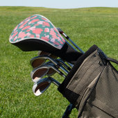Abstract kleurrijk patroon golfheadcover