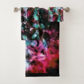 Abstract, kleurrijk patroon, helder, elegant bad handdoek (Insitu)