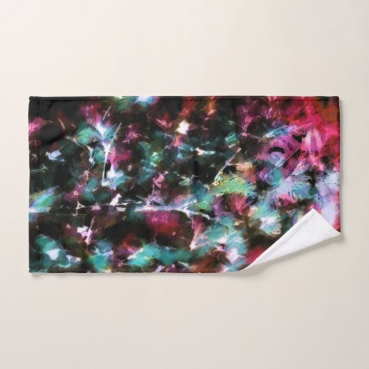 Abstract, kleurrijk patroon, helder, elegant bad handdoek (Handdoek)