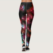 Abstract, kleurrijk patroon, helder, elegant leggings (Achterkant)