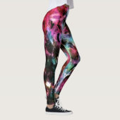 Abstract, kleurrijk patroon, helder, elegant leggings (Rechts)
