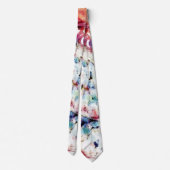 Abstract, kleurrijk patroon, helder, elegant stropdas (Achterkant)
