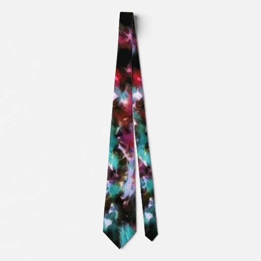 Abstract, kleurrijk patroon, helder, elegant stropdas (Voorkant)