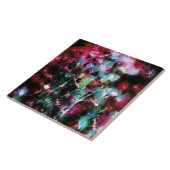 Abstract, kleurrijk patroon, helder, elegant tegeltje (Zijkant)