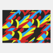 Abstract kleurrijk patroon inpakpapier vel (Voorkant 2)