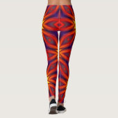 Abstract Kleurrijk Patroon Leggings (Achterkant)