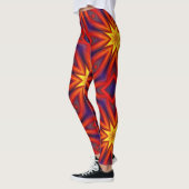 Abstract Kleurrijk Patroon Leggings (Links)