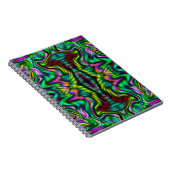 Abstract kleurrijk patroon. notitieboek (Rechterzijde)