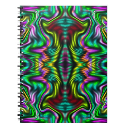 Abstract kleurrijk patroon. notitieboek (Voorkant)