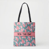 Abstract kleurrijk patroon tote bag (Voorkant)