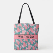Abstract kleurrijk patroon tote bag (Achterkant)