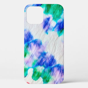 Abstract kleurrijk patroon van de kleurstof op een Case-Mate iPhone case
