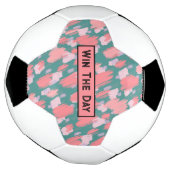 Abstract kleurrijk patroon voetbal (Gedraaid)