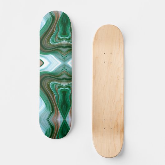 Abstract kleurrijk persoonlijk skateboard (Voorkant)