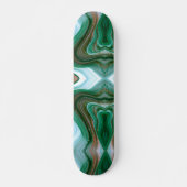 Abstract kleurrijk persoonlijk skateboard (Voorkant)