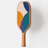 Abstract Kleurrijk Pickleball Paddle (Links)