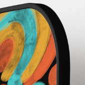 Abstract kleurrijk pickleballracket pickleball paddle (Links Detail)