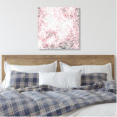 Abstract Kleurrijk Programmeerbloemmotief Canvas Afdruk (Insitu (Slaapkamer))
