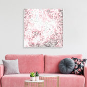 Abstract Kleurrijk Programmeerbloemmotief Canvas Afdruk (Insitu (Woonkamer))