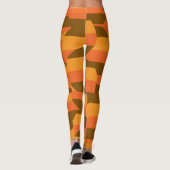 abstract kleurrijk retrorecircuit leggings (Achterkant)