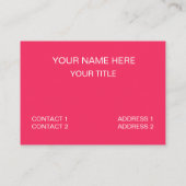 Abstract kleurrijk rondflessenpatroon visitekaartje (Achterkant)