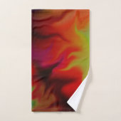 Abstract Kleurrijk Schilderen Splash Marbling Bad Handdoek (Handdoek)
