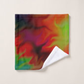 Abstract Kleurrijk Schilderen Splash Marbling Bad Handdoek (Wasdoekje)
