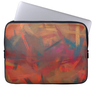 Abstract Kleurrijk Schilderij #2 Laptop Sleeve